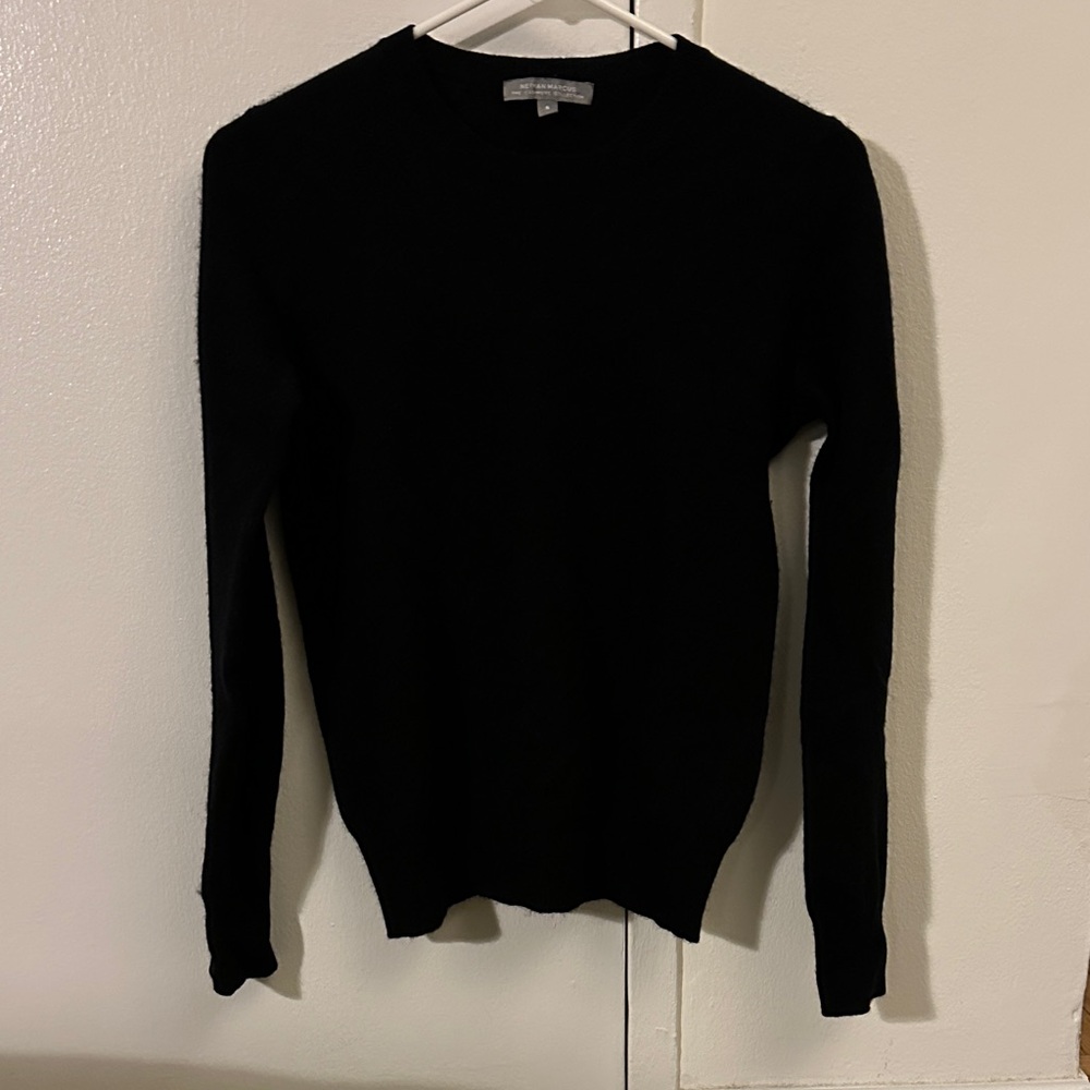 Neiman Marcus Black Cashmere Sweater